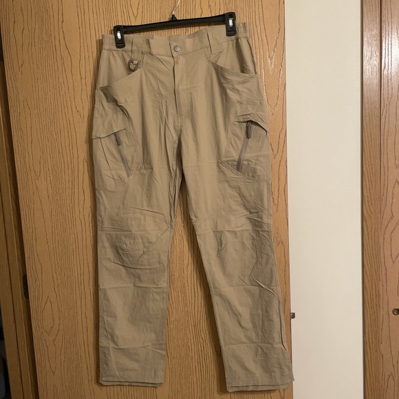 TACVASEN Other - Men's TacVAsen Pants Nylon Outdoor Cargo Utility khaki tan Size 36